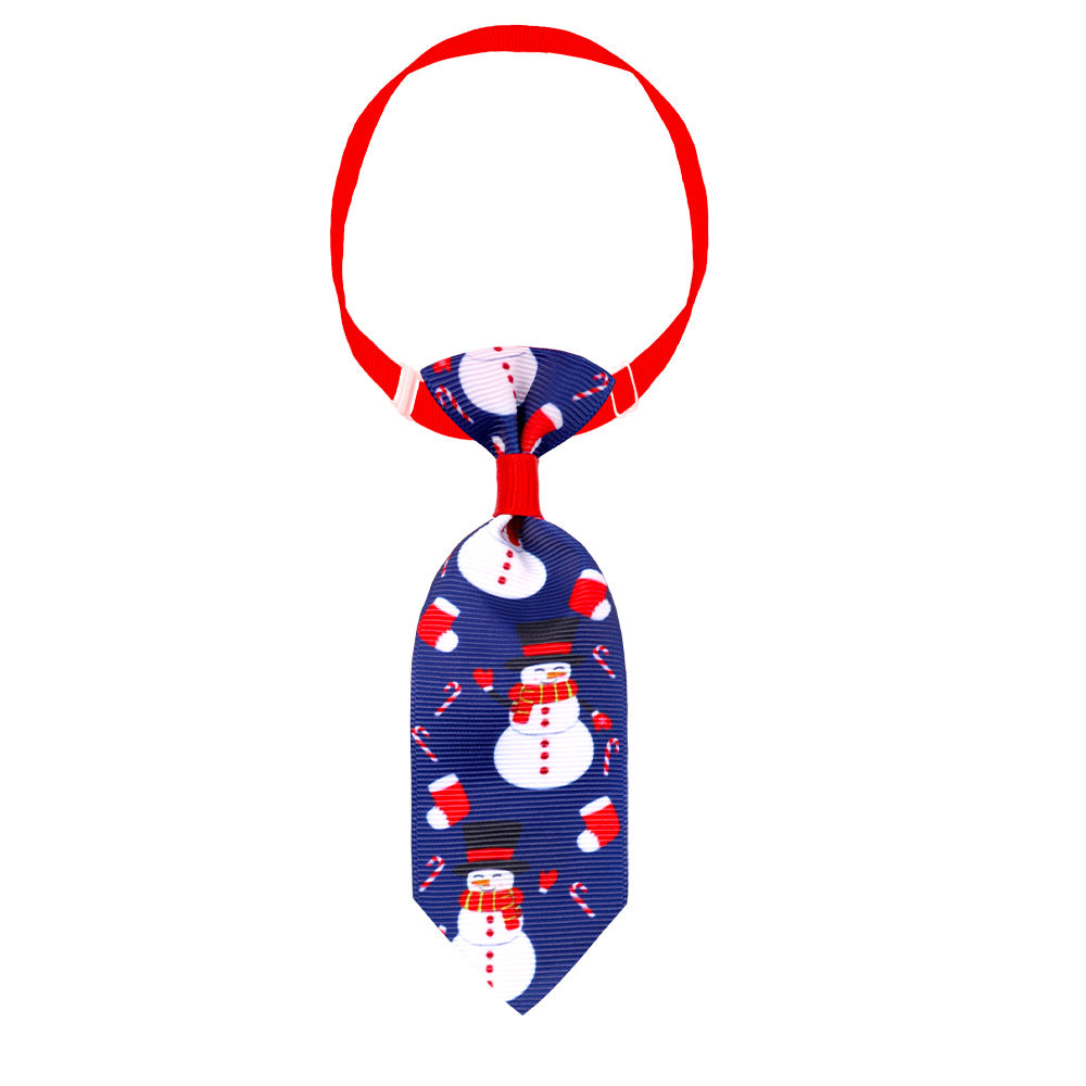 Cute Printed Necktie for Pets - Christmas Theme
