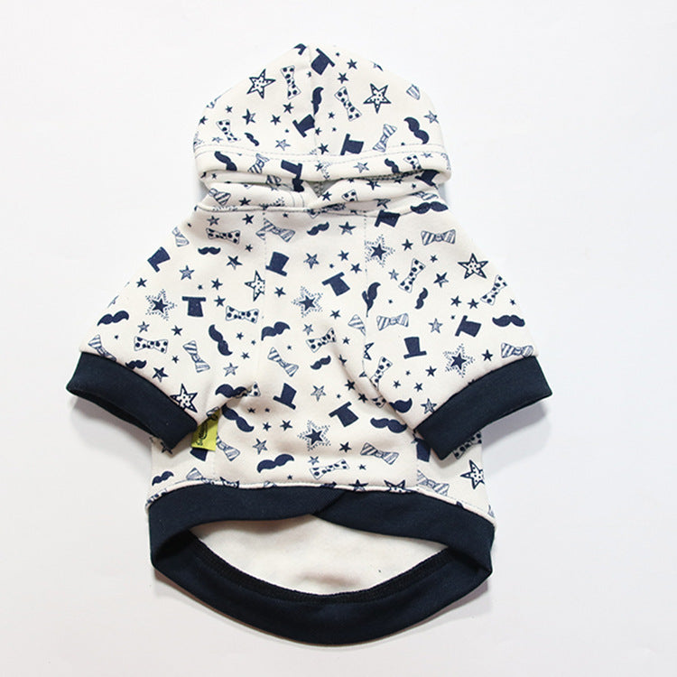 Christmas Houndstooth Dog Hoodie for Pets