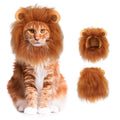 IKIATY Cat Halloween Costumes - Lion Mane Wigs for Cat Costumes Adjustable Comfortable Funny Pet Kitten Cats Dress Up Clothing Accessories for Halloween Christmas Festival Party