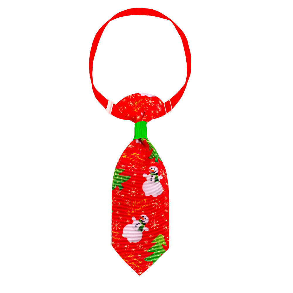 Cute Printed Necktie for Pets - Christmas Theme