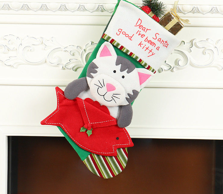 Christmas Stocking Gift Bags for Pets (Dog & Cat)