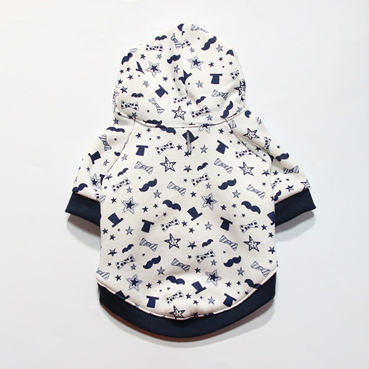 Christmas Houndstooth Dog Hoodie for Pets
