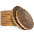 Taiyin 8 Pieces Corrugated Cardboard Cat Scratcher Round Cat Scratcher Refill Scratcher Replacement Pads Compatible with Turboscratcher